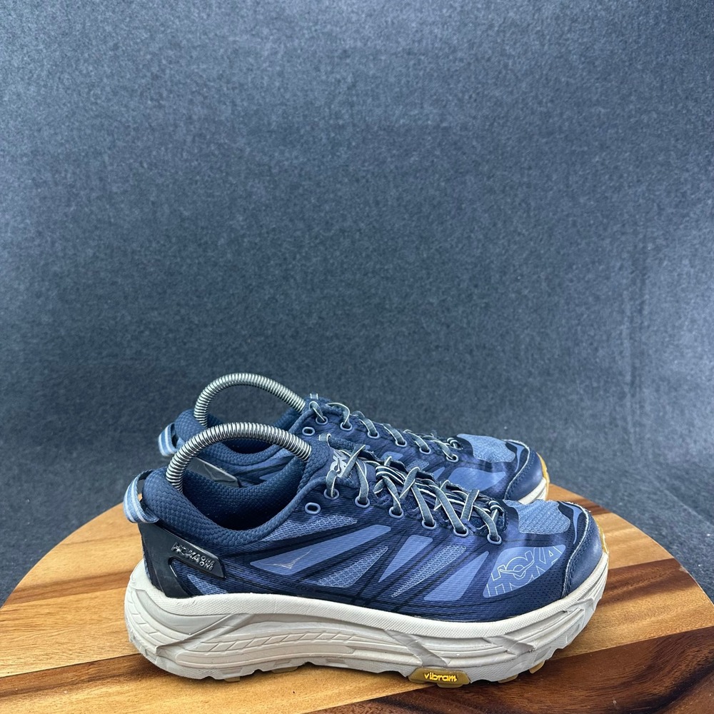 Hoka One One Mafate Speed 2 Blue Trail Running Shoes Womens 8 1126851-VYF